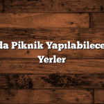 Adana’da Piknik Yapılabilecek En İyi Yerler
