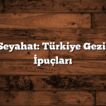 Aile ile Seyahat: Türkiye Gezi Rehberi İpuçları