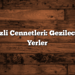 Ege’nin Gizli Cennetleri: Gezilecek En Özel Yerler