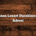 En İyi Adana Lezzet Durakları: Lezzetin Adresi