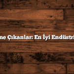 Endüstride Öne Çıkanlar: En İyi Endüstriyel Firmaları