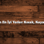 Kış Tatili İçin En İyi Yerler: Kızak, Kayak ve Eğlence