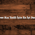 Revel in Snow: Kış Tatili İçin En İyi Destinasyonlar