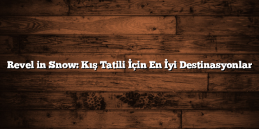 Revel in Snow: Kış Tatili İçin En İyi Destinasyonlar