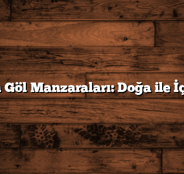 Sakarya’nın Göl Manzaraları: Doğa ile İç İçe Bir Gezi