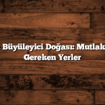 Trabzon’un Büyüleyici Doğası: Mutlaka Görmeniz Gereken Yerler