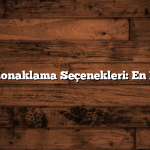 Uşak’ta Konaklama Seçenekleri: En İyi Oteller
