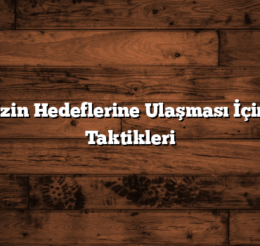 İşletmenizin Hedeflerine Ulaşması İçin Tanıtım Taktikleri