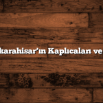 Afyonkarahisar’ın Kaplıcaları ve Tarihi