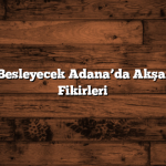 Aşkınızı Besleyecek Adana’da Akşam Yemeği Fikirleri