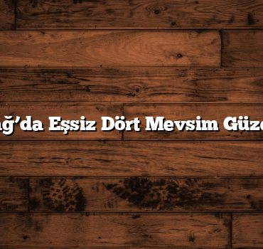 Tekirdağ’da Eşsiz Dört Mevsim Güzellikleri