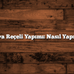 Ayva Reçeli Yapımı: Nasıl Yapılır?