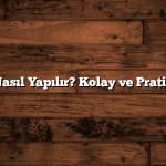Krep Nasıl Yapılır? Kolay ve Pratik Tarif