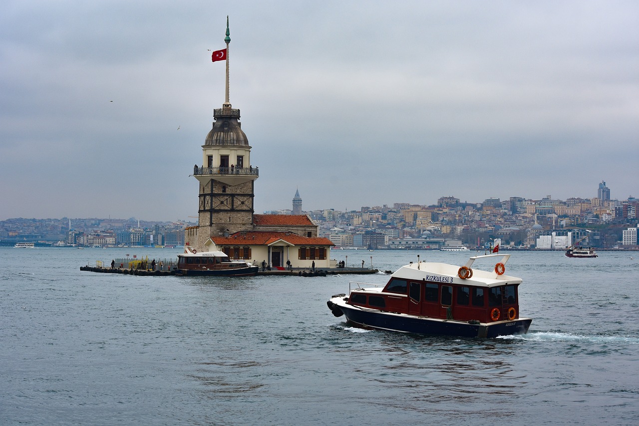 Galata Kulesi'nde Gece Manzarası