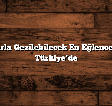 Çocuklarla Gezilebilecek En Eğlenceli Yerler Türkiye’de