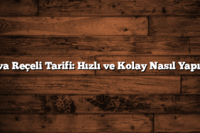Ayva Reçeli Tarifi: Hızlı ve Kolay Nasıl Yapılır?