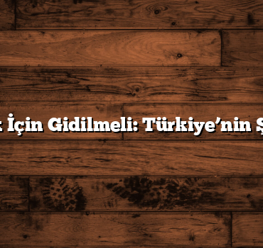 Yenilenmek İçin Gidilmeli: Türkiye’nin Şifalı Suları