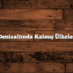 Denizaltında Kalmış Ülkeler