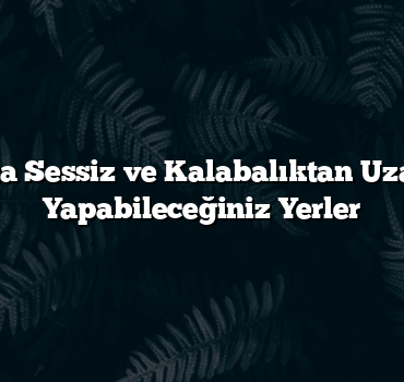 Sinop’ta Sessiz ve Kalabalıktan Uzak Tatil Yapabileceğiniz Yerler