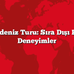 Batı Karadeniz Turu: Sıra Dışı Rotalar ve Deneyimler