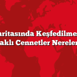 Türkiye Haritasında Keşfedilmesi Gereken Saklı Cennetler Nereler?
