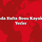 Kış Aylarında Hafta Sonu Kayak Yapılacak Yerler