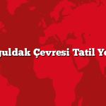 Zonguldak Çevresi Tatil Yerleri