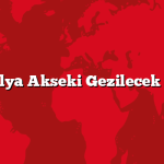 Antalya Akseki Gezilecek 5 Yer