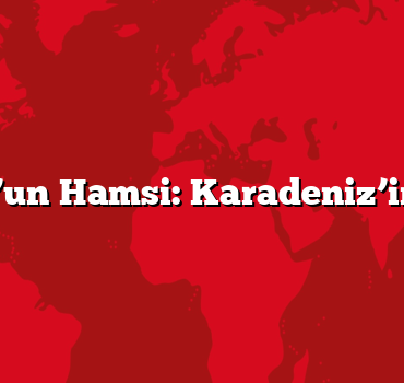 Trabzon’un Hamsi: Karadeniz’in Lezzeti
