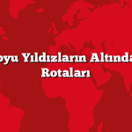 Gece Boyu Yıldızların Altında Kamp Rotaları