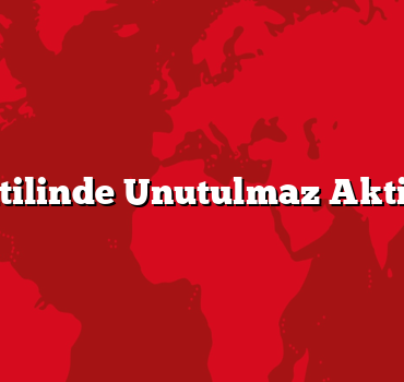 Yaz Tatilinde Unutulmaz Aktiviteler
